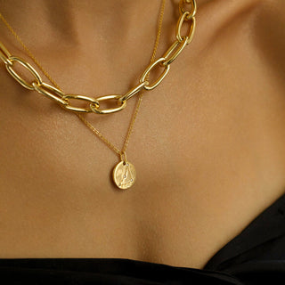 0.03 TCW Round Moissanite Zodiac Diamond Necklace in 925 Sterling Silver- The ‘Gwendolyn’ Necklace - Danni Martinez