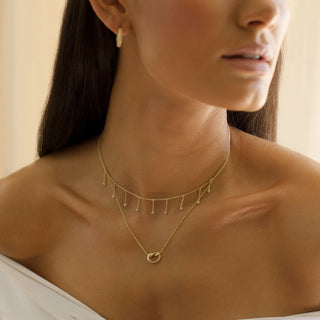 Plain Knot Necklace in 925 Sterling Silver- The ‘Courtney’ Necklace - Danni Martinez